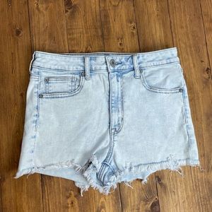 American Eagle Outfitters super hi-rise shortie shorts size 6